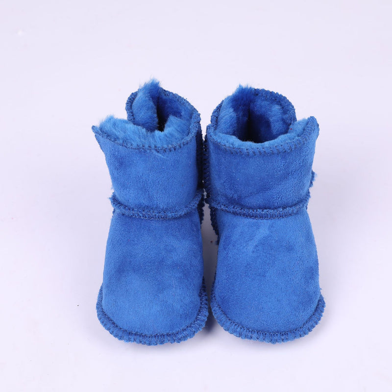 Botas para bebé com interior em pelo e sola macia antiderrapante