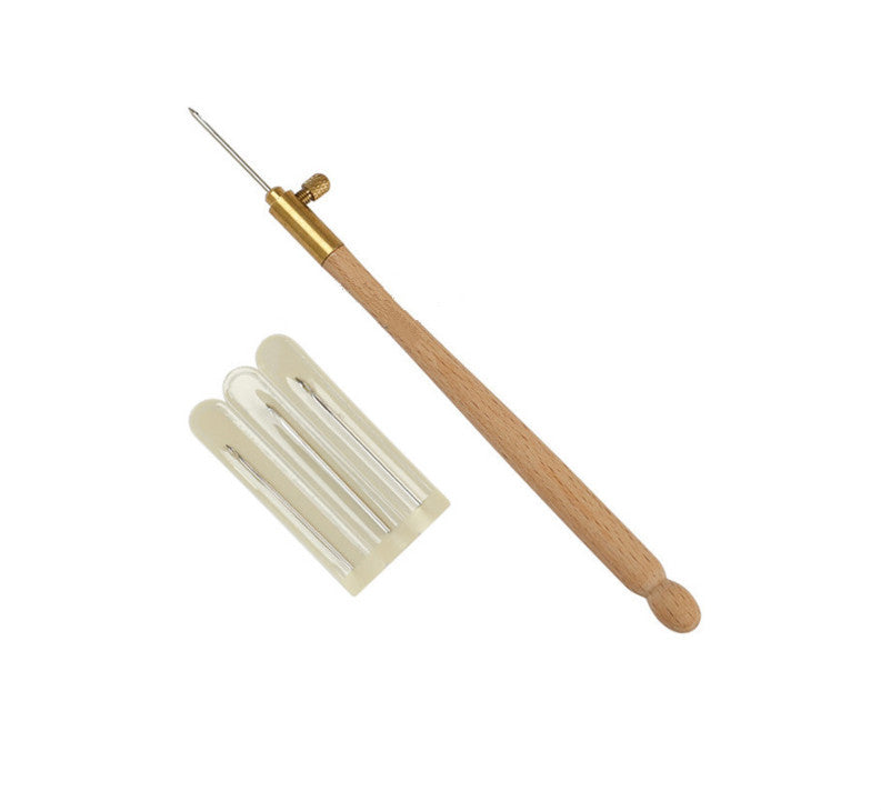 Stickahle mit 3 Nadeln