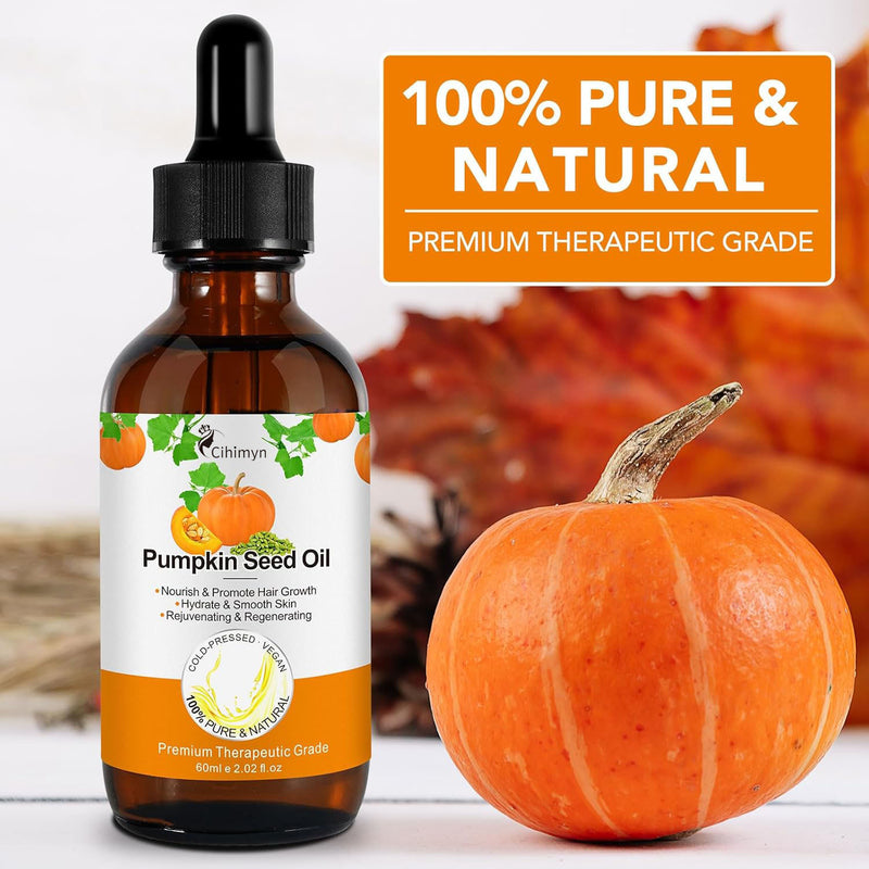 Pumpkin Seed Oil Moistens And Maintains Hair Roots