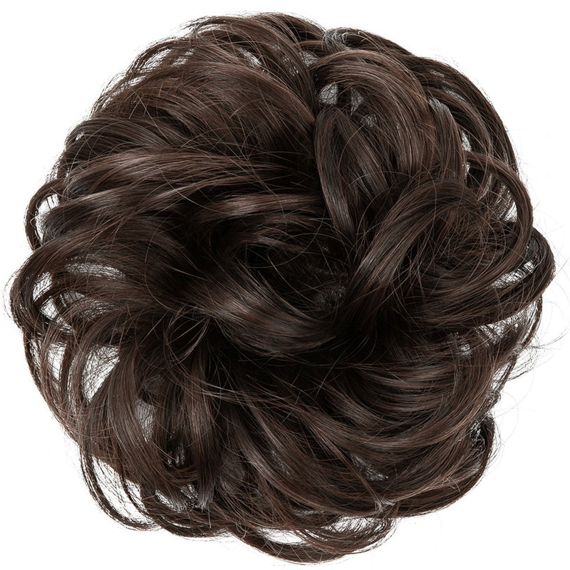 Hochtemperatur-Seiden-Haargummi Damen Dutt elastisches Haarband voluminöse natürliche Locken