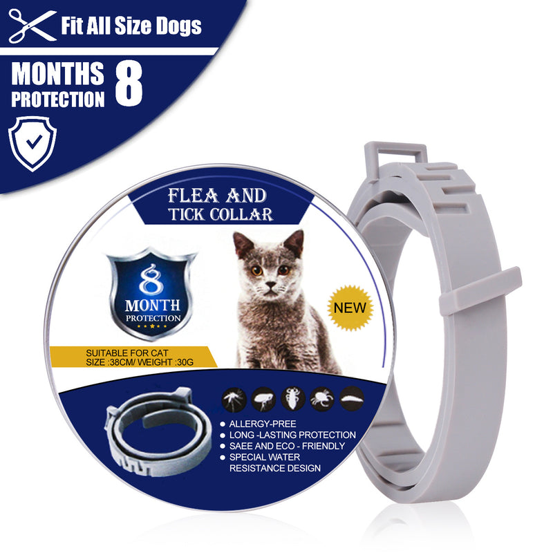 Coleiras para cão e gato para eliminar pulgas e repelir mosquitos