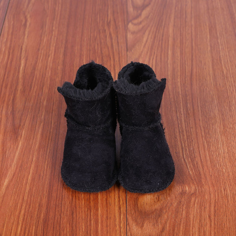 Botas para bebé com interior em pelo e sola macia antiderrapante