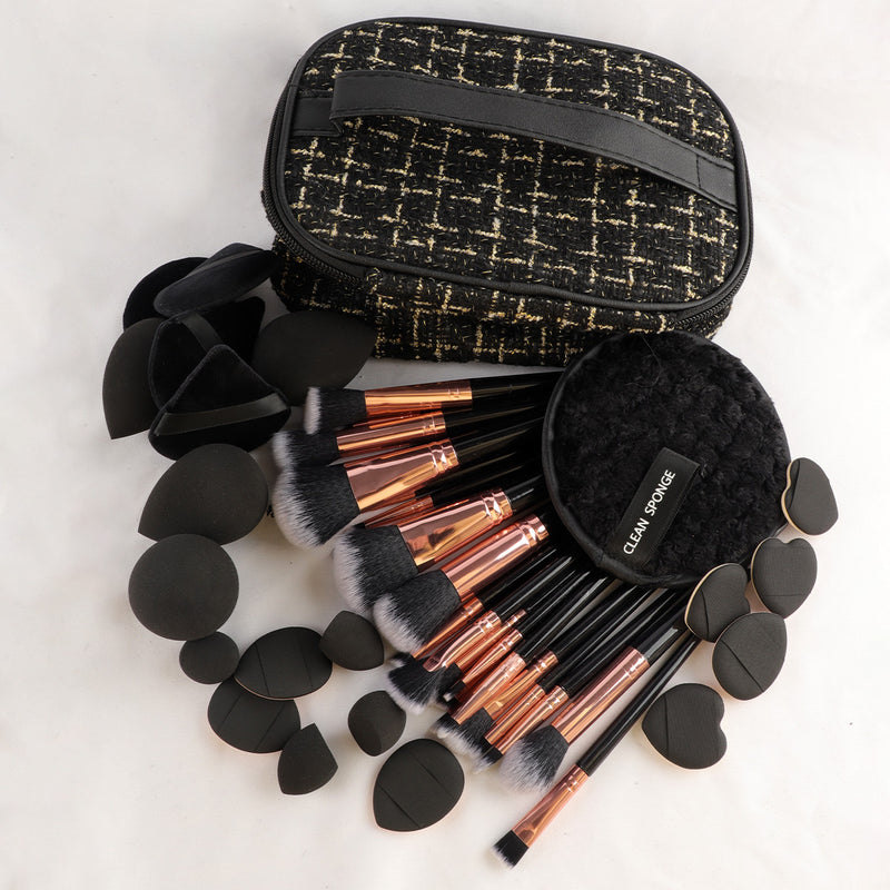 47 Sets Of Beauty Tools Combination Cosmetic Bag Makeup Brush Suit