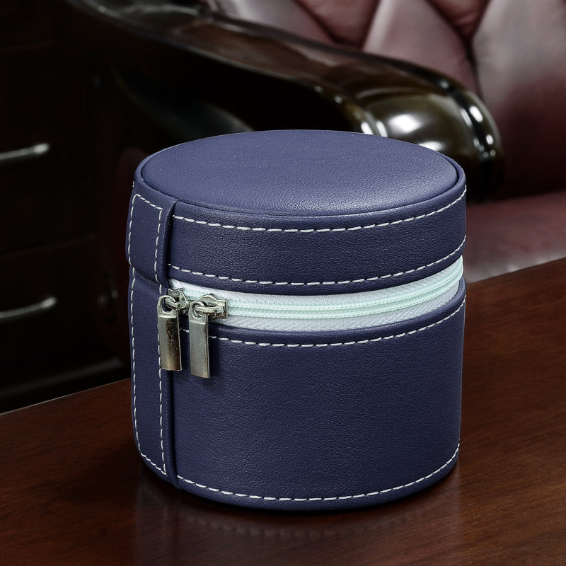 Organizador de relógio de viagem de couro minimalista portátil