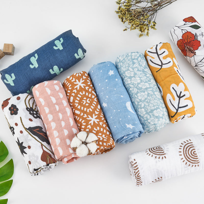 Newborn Baby Swaddling Quilt Pure Cotton Gauze Bath Towel Swaddling Wrapping Towel
