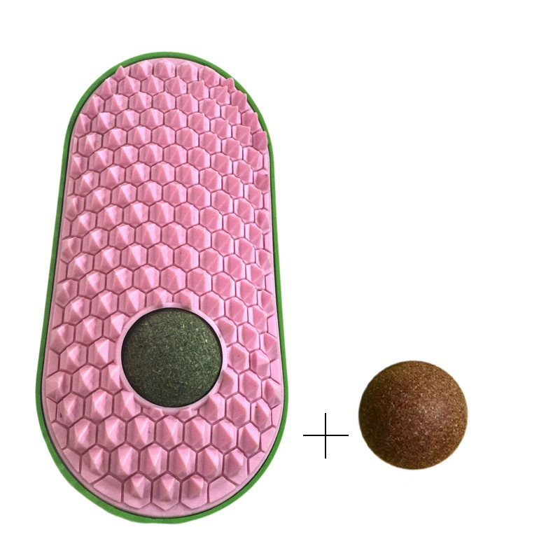 Catnip Toys Balls That Stick On Wall Pet Massage Brush Cat Toy Ball  Catnip Wall Balls For Cats Lick Cat Face Scratchers  Cat Self Groomer For Indoor Cats Cat Corner Brush Wall