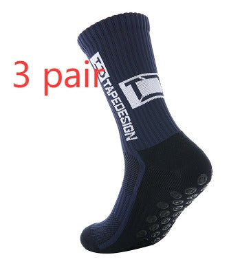 TEMU Sweat Absorbing And Deodorant Glue Dispensing Non-slip Soccer Socks