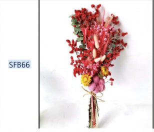 Plant Dried Flowers And Reed Decoration