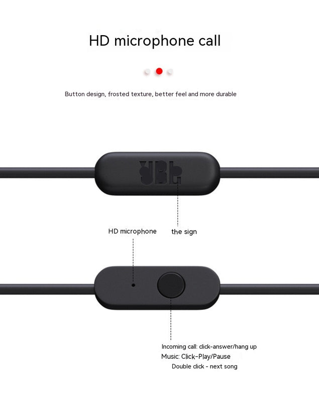 In-Ear-Kopfhörer mit dynamischem Bass-Boost, Subwoofer, Musik-Handy-Kopfhörer, In-Ear-kabelgebunden
