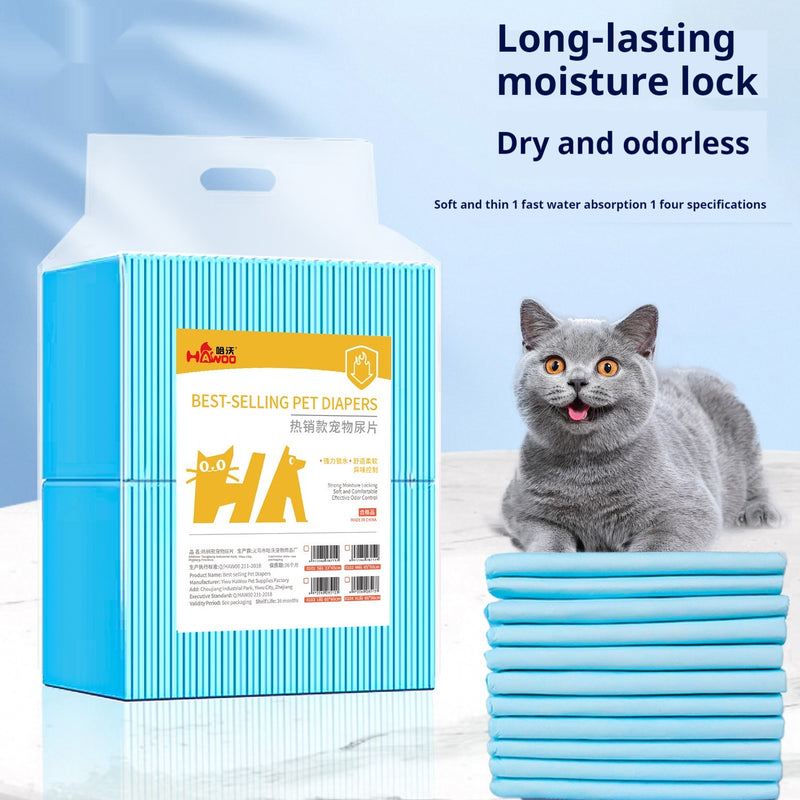 Almofada de mictório para desodorante absorvente descartável para animais de estimação