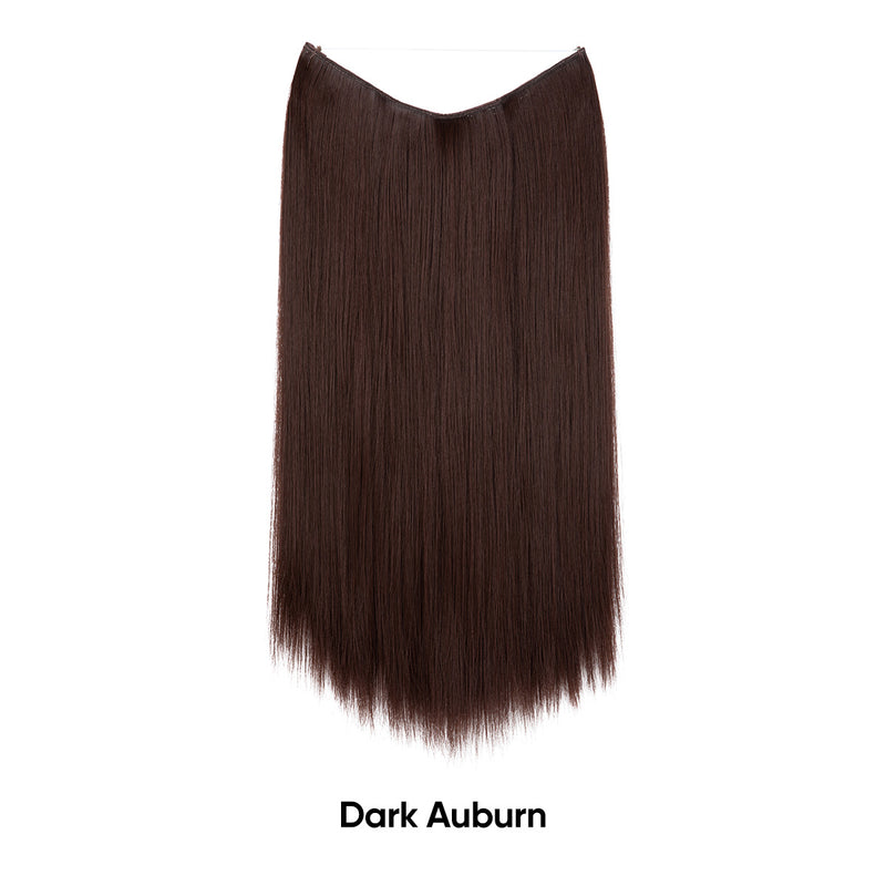 Women's One-piece Adjustable Invisible Straight Multi-color Gradient Hair Extension Fishline