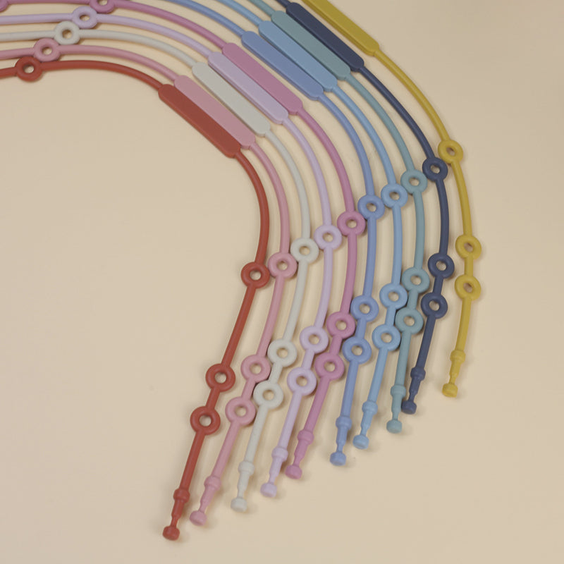 Food Grade Silicone Baby Nipple Strap Teether Lanyard