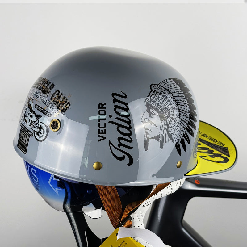 Capacete de motocicleta para homens e mulheres