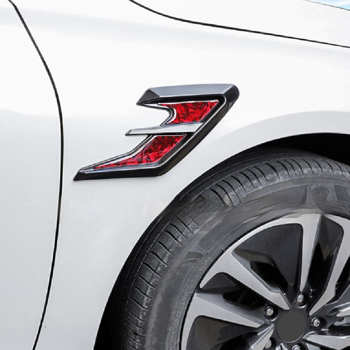 Carbon Fiber Pattern Auto Fender Decoration
