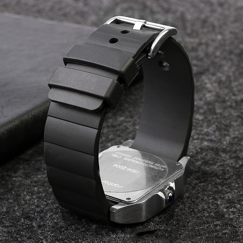 Suitable For Cardia Santos Sandus Rubber Watch Strap