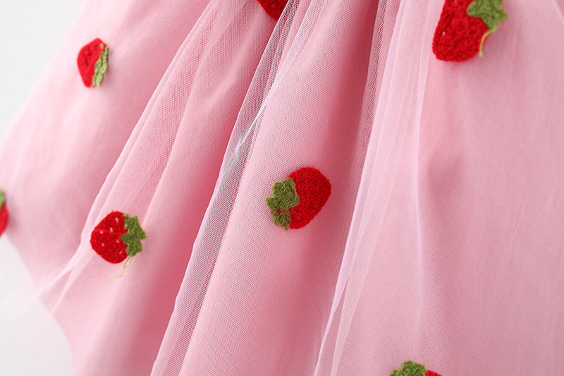 Vestido de moda coreana estilo princesa para rapariga