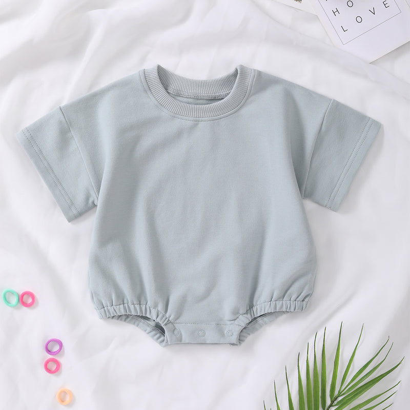 Short-sleeve Organic Cotton Romper