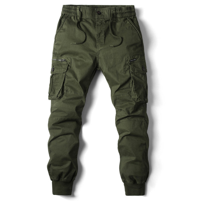 Fashion Men's Multicolor Casual Plus Size Trousers