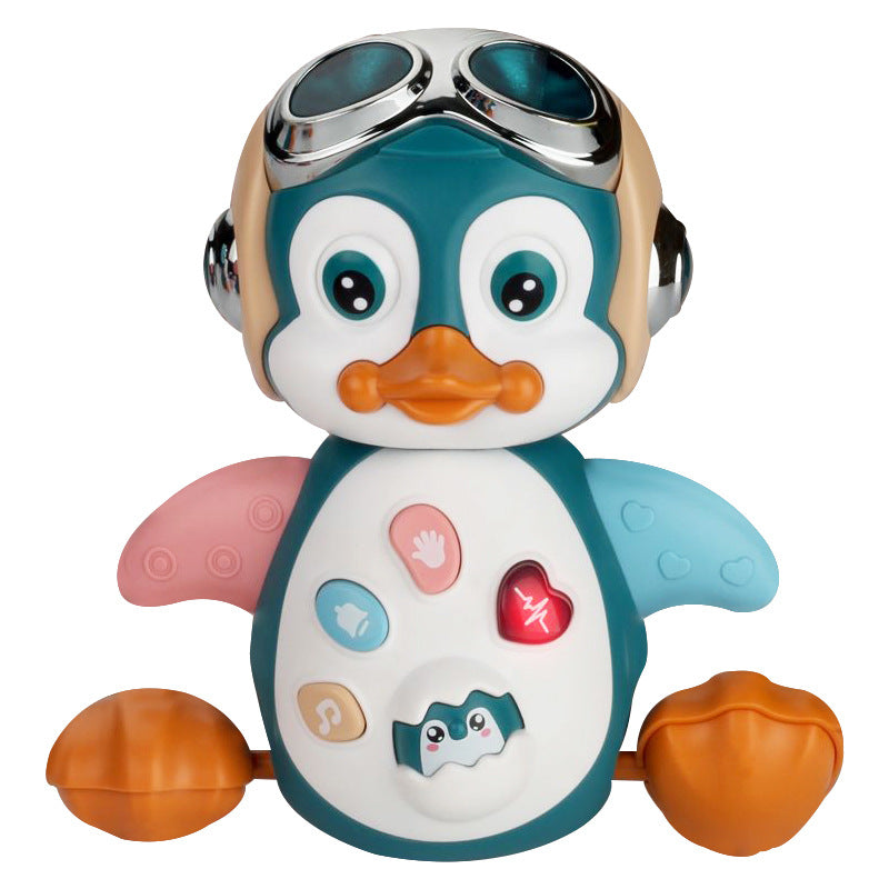 Electric Dancing Penguin Early Education Enlightenment Walking Pet Animal Model Toys