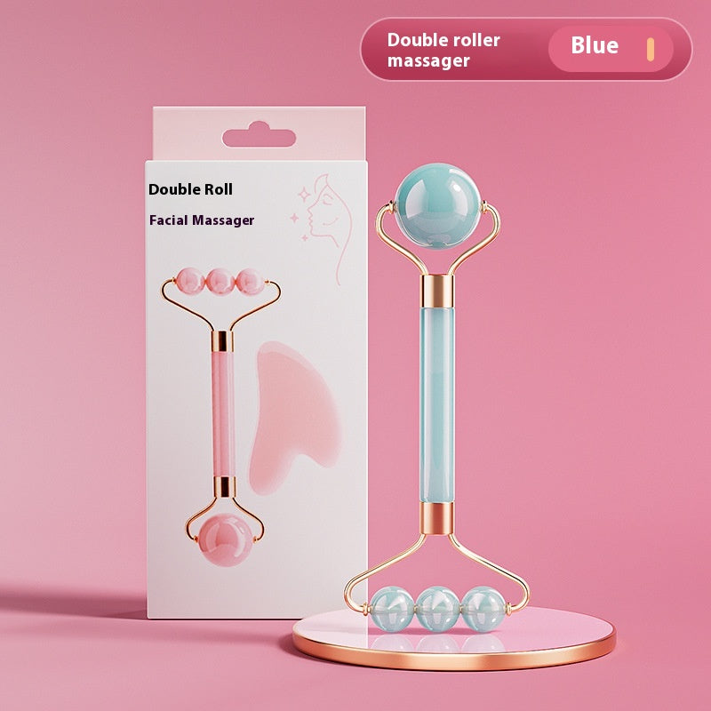 Jade-Roller für die Gesichts- und Augenmassage
