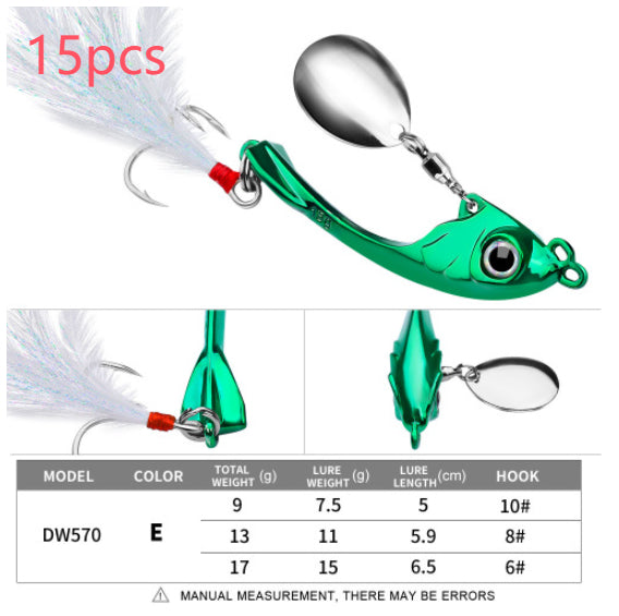 Lure String Moon Spinning Sequins Long-distance Casting