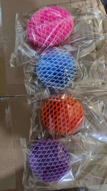 Brinquedo Sensorial de Mola de Plástico em Forma de Minhoca Colorida e Flexível para Alívio de Stress