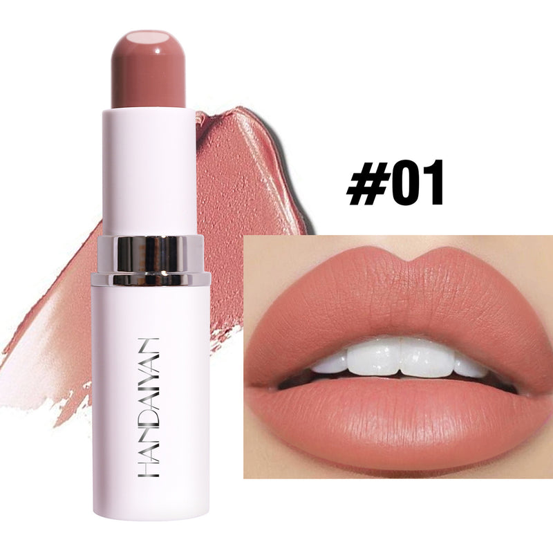Lippenstift Lippenstift Zwei-in-eins-Sandwich Weiblich Matt Feuchtigkeitsspendend