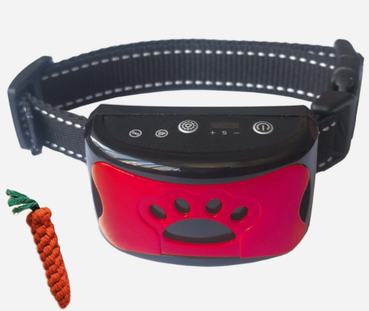 Hundetraining Halsband Wasserdicht Elektrisch Haustier Fernbedienung Wiederaufladbarer Hunde Trainer Bell Stopp Gerät Mit Schock Vibration Ton