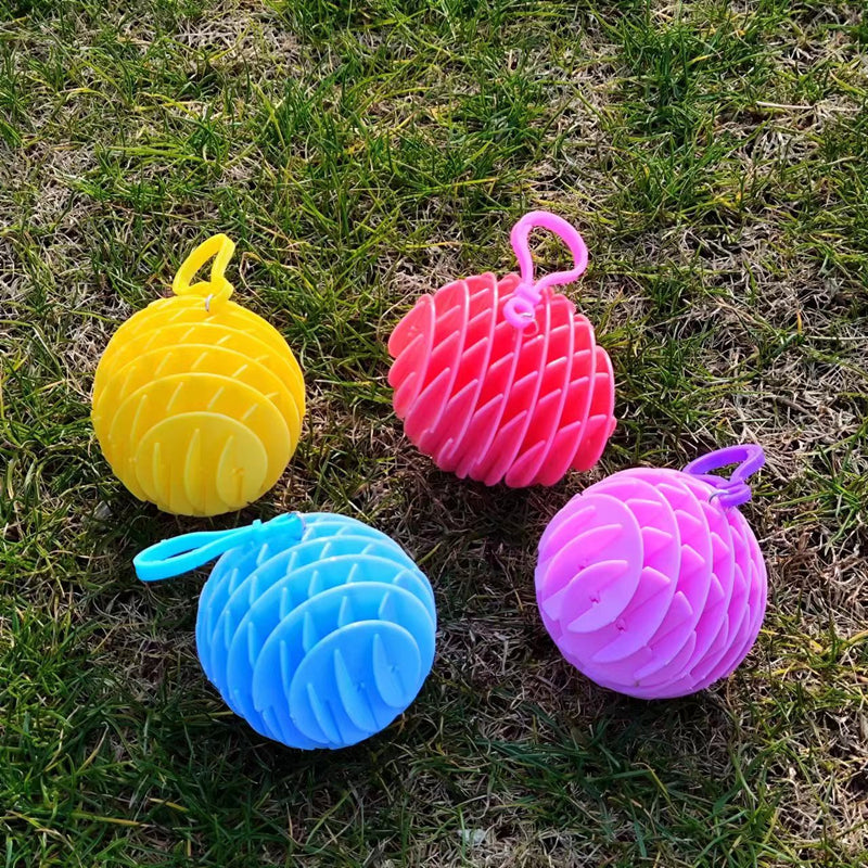 Brinquedo Sensorial de Mola de Plástico em Forma de Minhoca Colorida e Flexível para Alívio de Stress