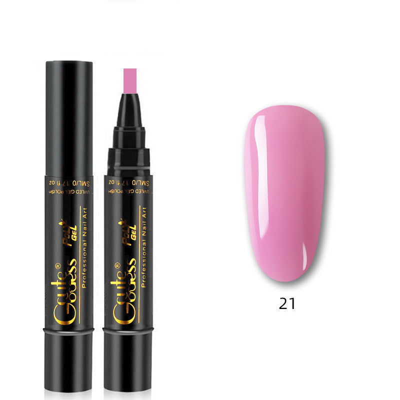 Caneta de Cola para Unhas 3 em 1, Caneta de Cola de Passo Único, Caneta Íman para Unhas de Gel Fotopolimerizáveis, Caneta Íman Forte para Efeito Olho de Gato e Efeito Água, Ferramenta de Manicure DIY