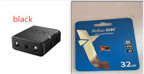 Câmara de Vídeo 1080P Full HD XD IR-CUT Mini Câmara, a mais pequena micro câmara com visão noturna por infravermelhos, deteção de movimento DV, mini câmara de vídeo