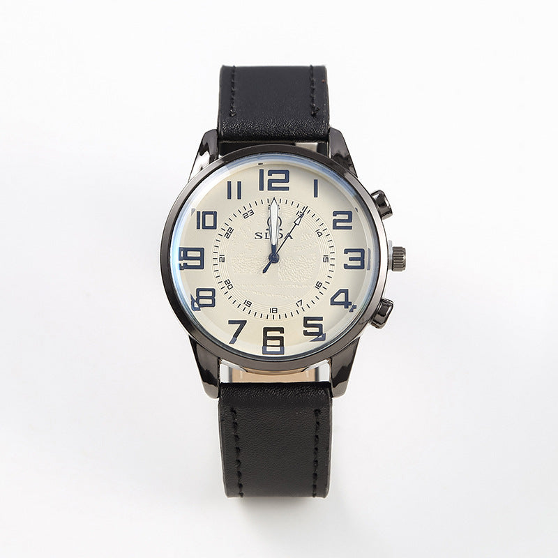 Belt Men's Digital Dial Quartz Watch