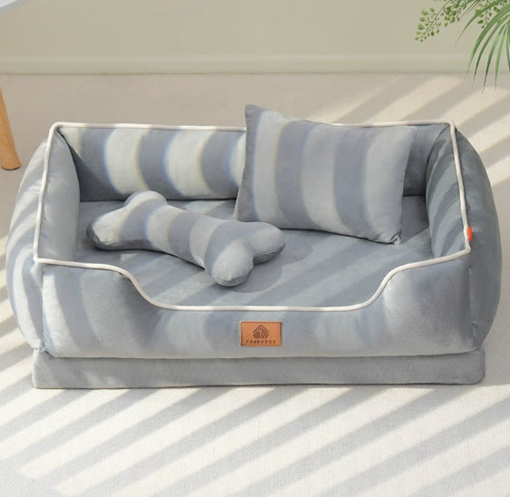 All-Season Dog House Dog Bed Pet Mat Super-Soft Fabric Sleeping Pad