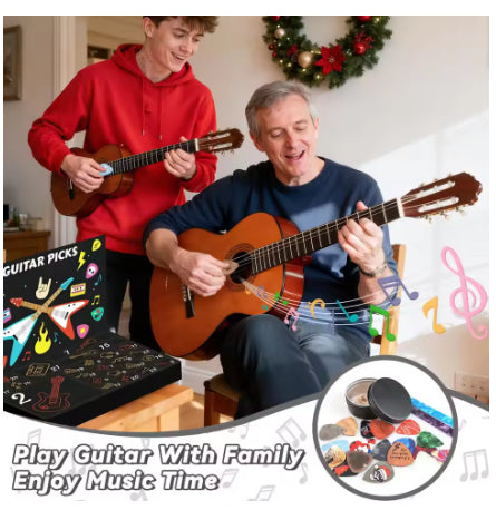 Gitarren-Plektrum Weihnachts-Countdown Blind Box
