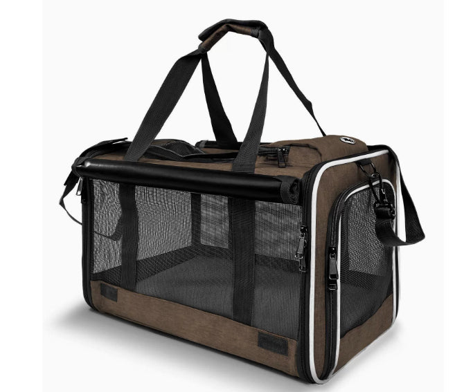 Bolsa portátil de ombro para cachorro e gato para animais de estimação