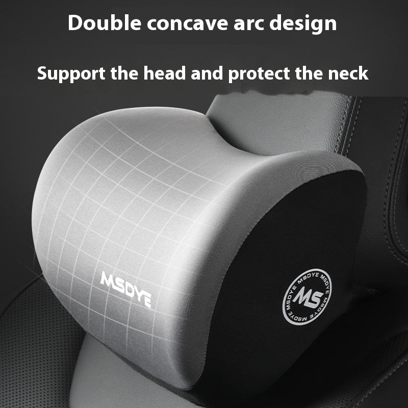 Car Memory Foam Latex Headrest Lumbar Support Pillow