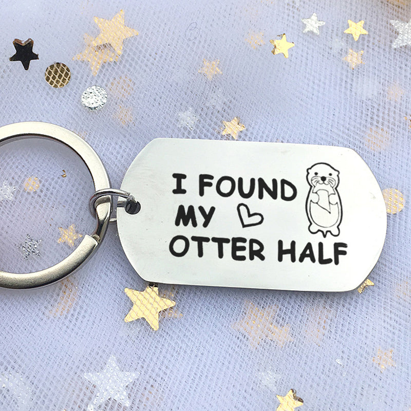 Paar-Schlüsselanhänger als Geschenk für Verliebte