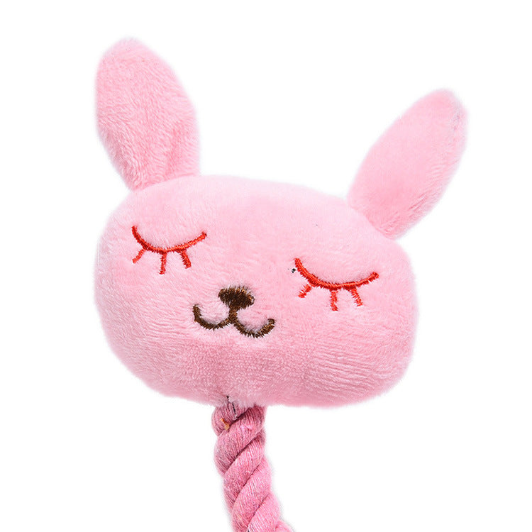 Brinquedo de Peluche Sonoro Resistente a Mordidas para Cães