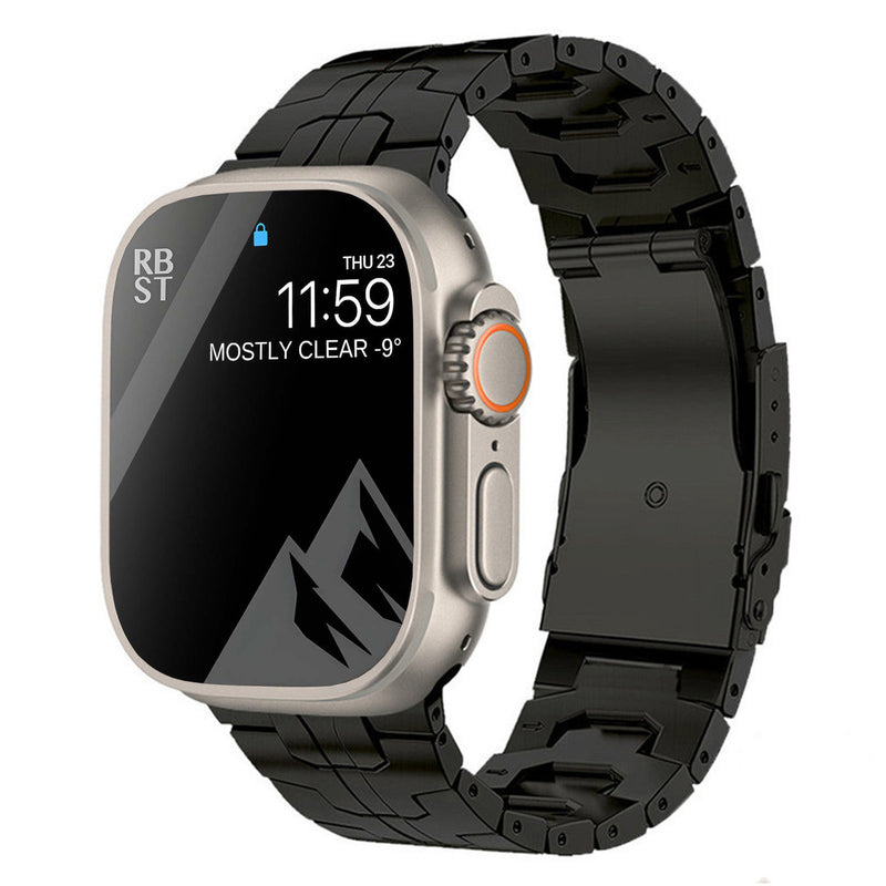 Passend für Titanlegierung Uhrenarmband Iron Man Sicherheitsverschluss Titanarmband Metallarmband