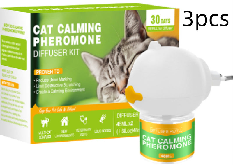 Anti-Stress Haustier Aromatherapie-Diffusor für Katzen und Hunde