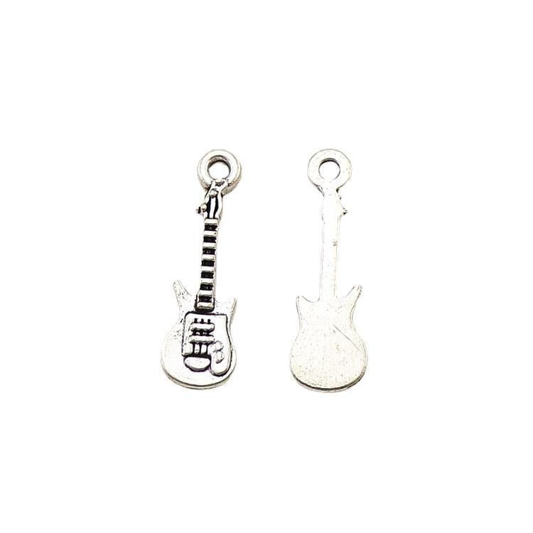 Legierung Dekorationszubehör Musikinstrument Gitarre Hängeschmuck Anhänger