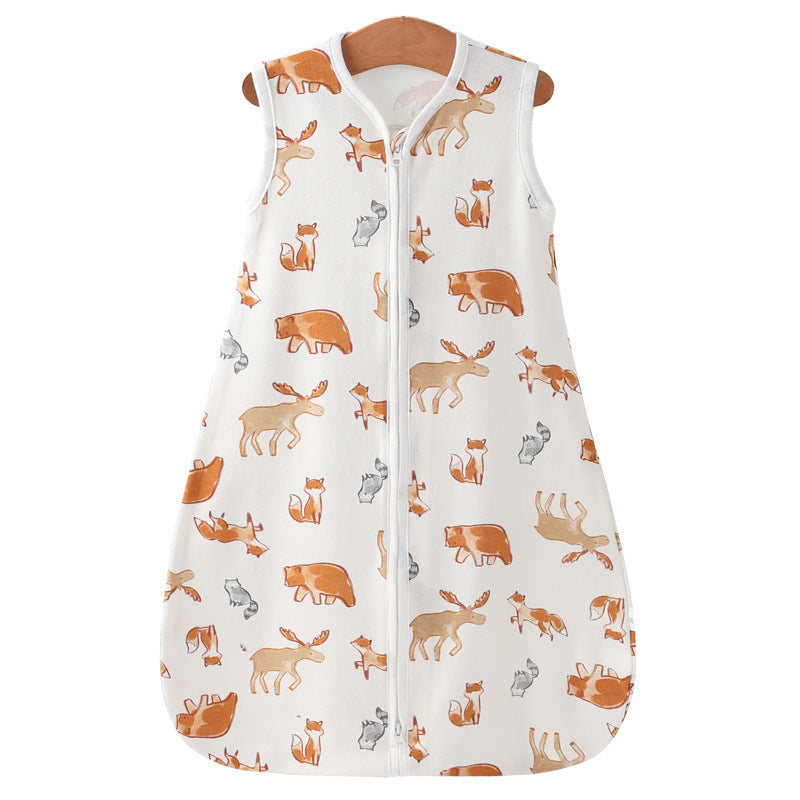 Newborn Summer Vest Sleeping Bag Baby Anti-kick Quilt