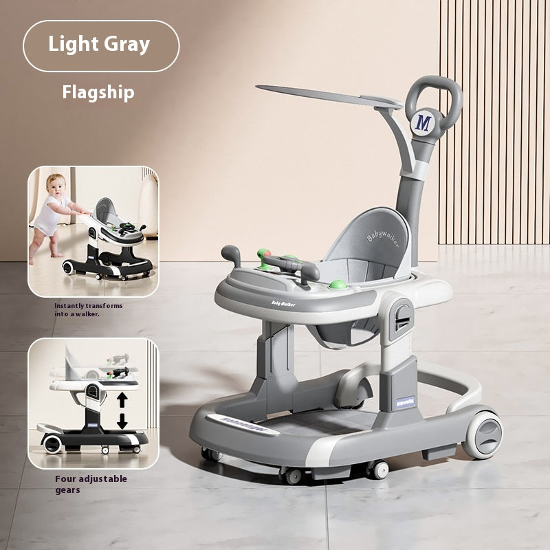 Baby Walker Lightweight Folding Multifunctional Anti-rollover