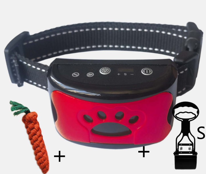 Hundetraining Halsband Wasserdicht Elektrisch Haustier Fernbedienung Wiederaufladbarer Hunde Trainer Bell Stopp Gerät Mit Schock Vibration Ton