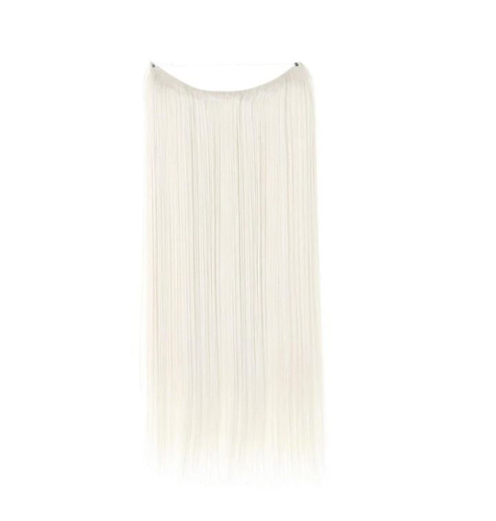 Women's One-piece Adjustable Invisible Straight Multi-color Gradient Hair Extension Fishline