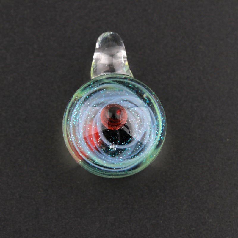 Starry Sky Glass Ball Universe Starry Sky Colored Glaze Pendant Necklace Bracelet Colored Glaze Pendant