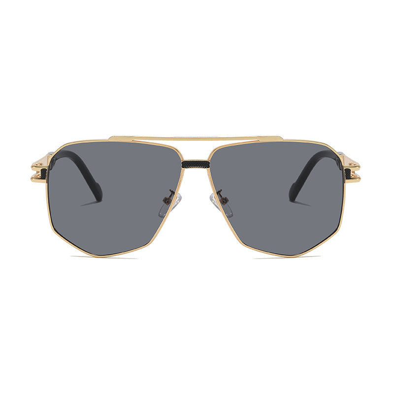 Affordable Luxury Fashion Metal Mens Sun-Protective Sunglasses