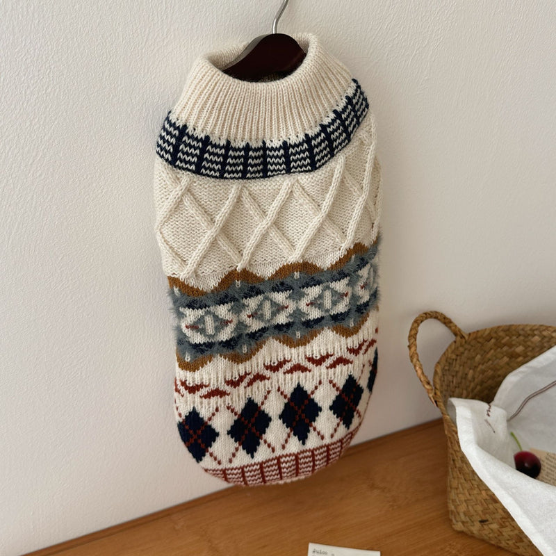 Autumn And Winter Pet Sweater Dog Clothes