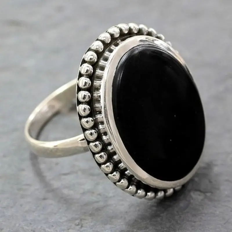 Kreativer, schlichter Retro-Ring für Damen
