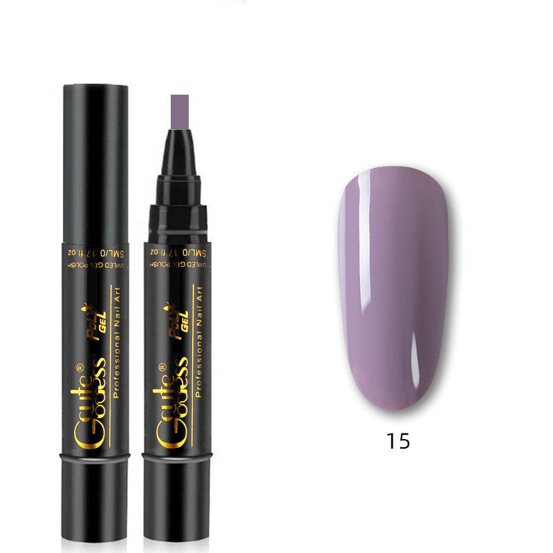 Caneta de Cola para Unhas 3 em 1, Caneta de Cola de Passo Único, Caneta Íman para Unhas de Gel Fotopolimerizáveis, Caneta Íman Forte para Efeito Olho de Gato e Efeito Água, Ferramenta de Manicure DIY